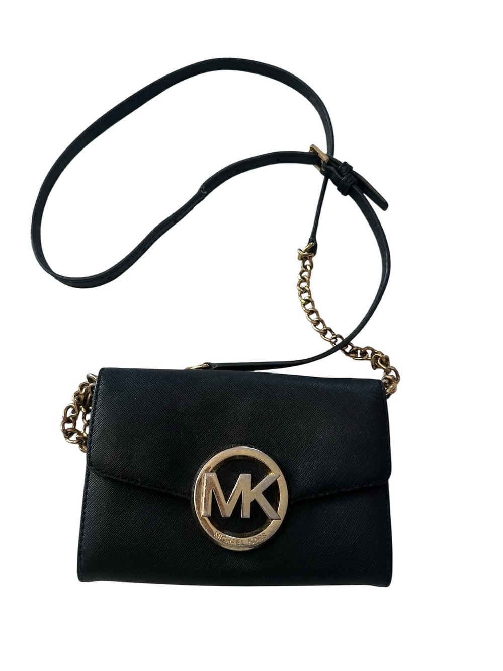 Michael Kors black wallet crossbody bag